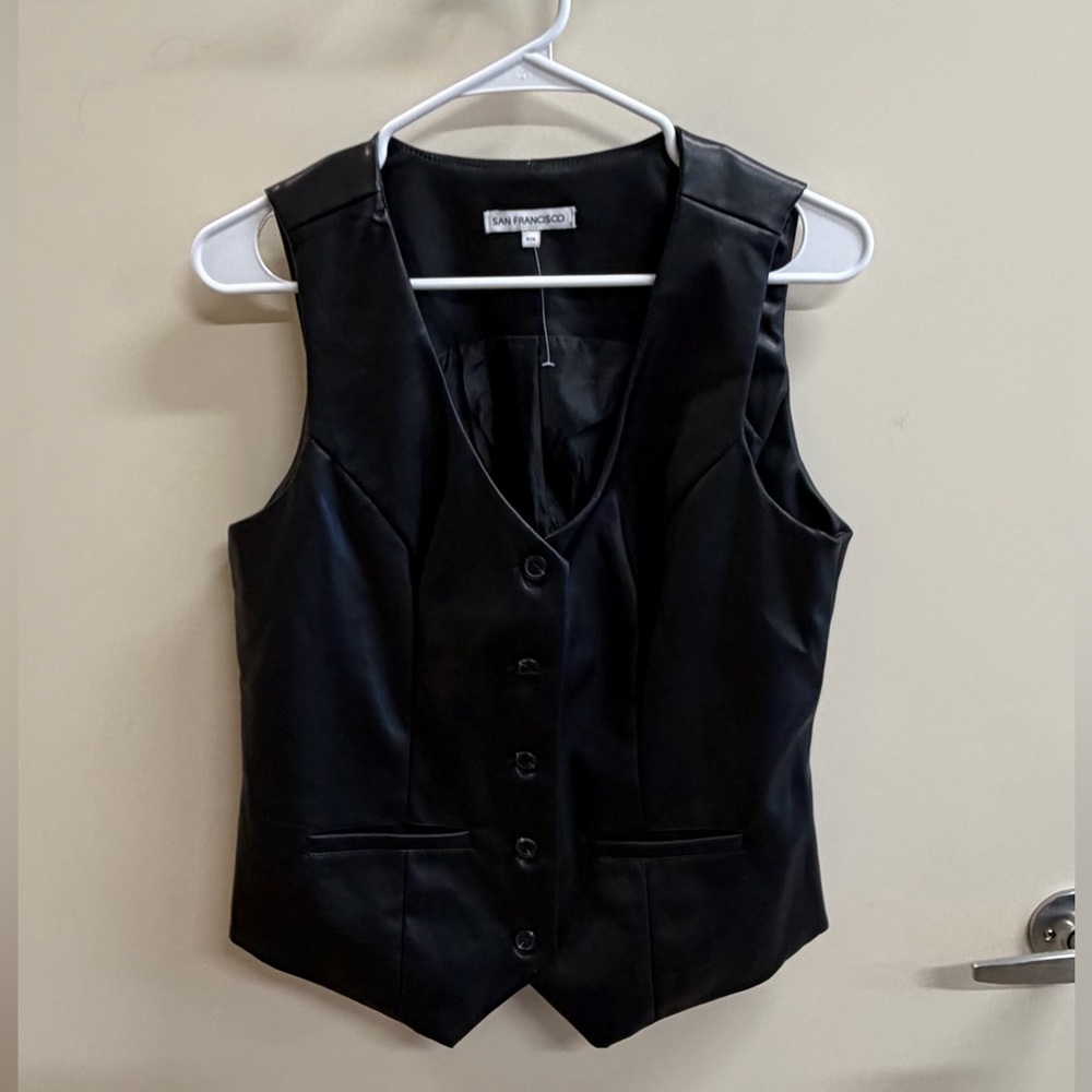 New Women's Black Vest